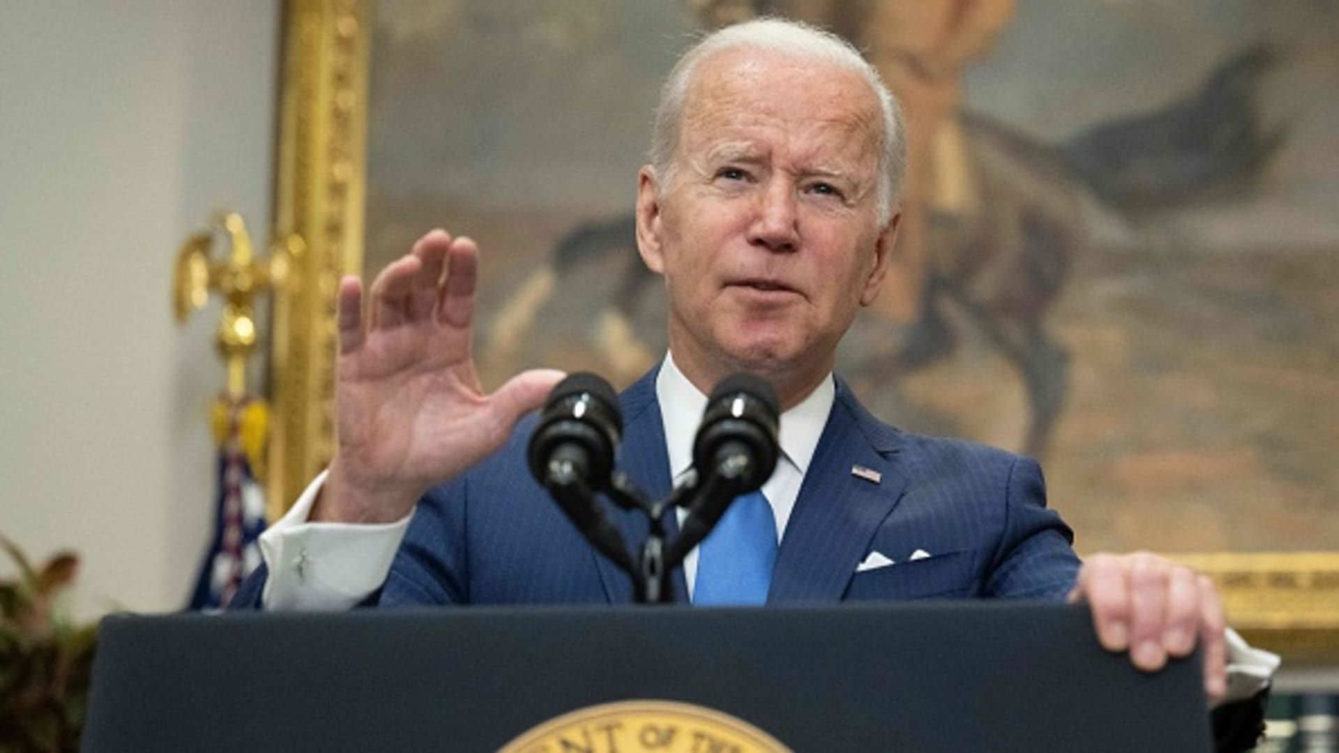 Watch live: Biden speaks on the economy and job growth ahead of major Fed rate decision – CNBC