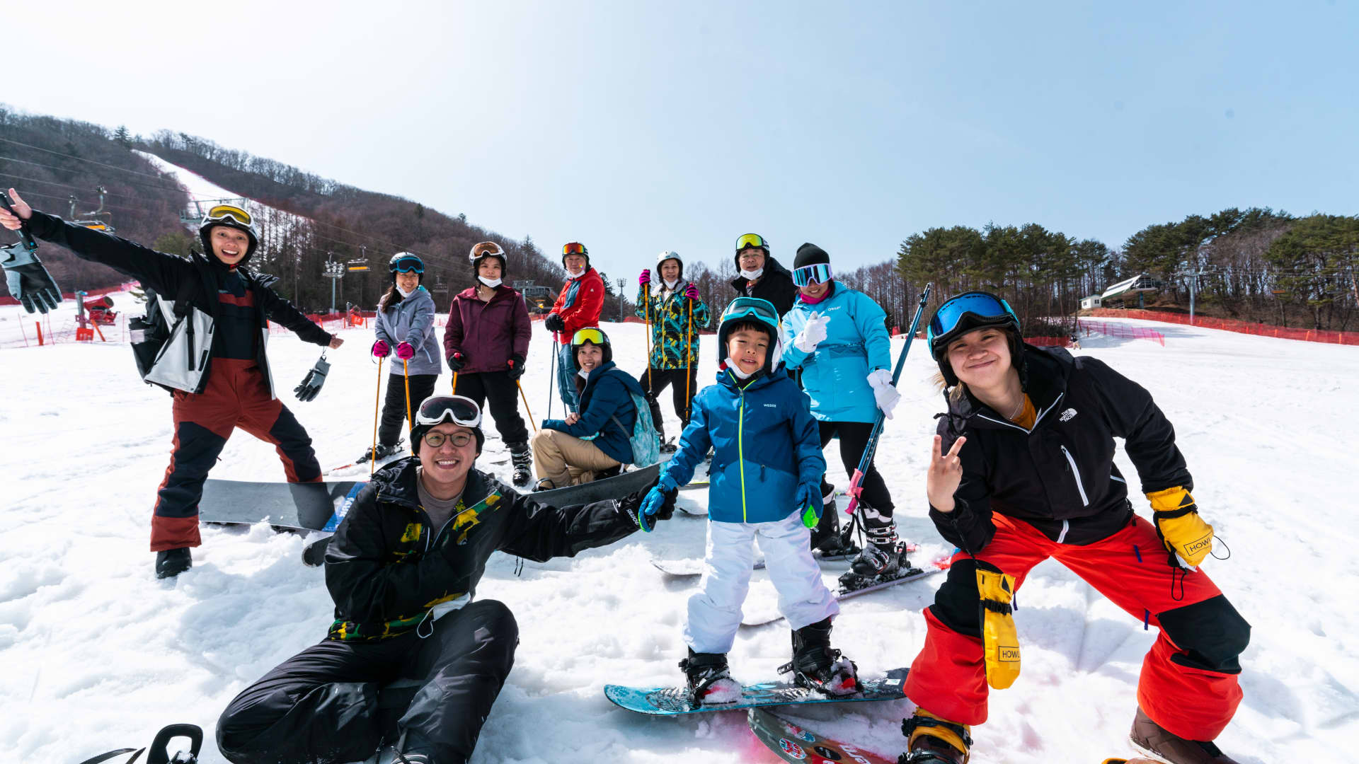 CNBC's Abigail Ng (6th from left) joined a small group tour from Singapore to South Korea in March 2022.