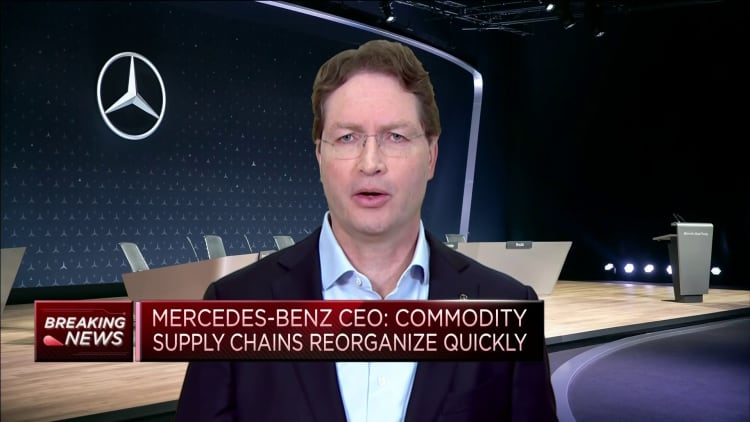 Mercedes-Benz CEO: China, Ukraine war creating 'challenging' business environment