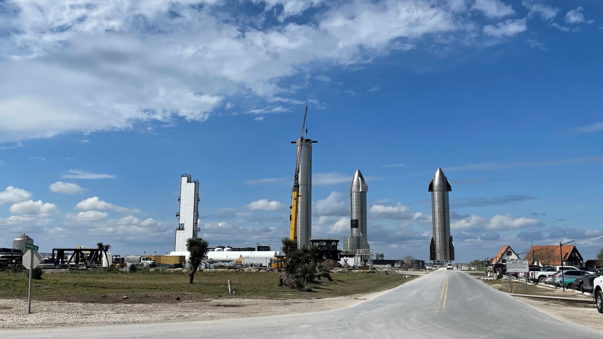 SpaceX's Starbase facility in Boca Chica, Texas.