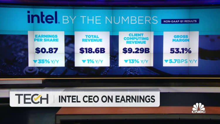 Intel CEO: We see a strong second half in the commercial business