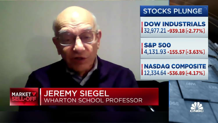 Wharton's Jeremy Siegel says we may be near the bottom in markets
