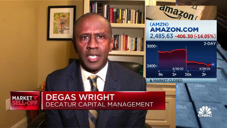 Could be more downside to Amazon but we're staying invested, says Decatur Capital's Wright
