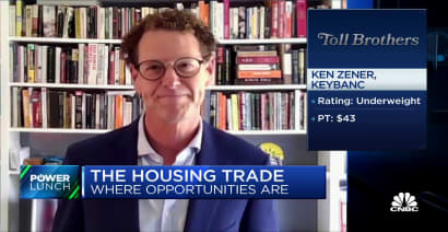 Our baseline assumption is homebuilder stocks will drop further, says KeyBanc's Zener