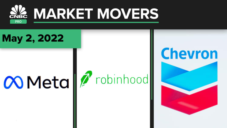 Meta, Robinhood, and Chevron are some of today's stocks: Pro Market Movers May 2