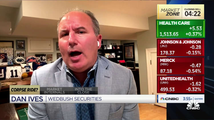 Wedbush Securities' Dan Ives says he would buy Lyft and Uber