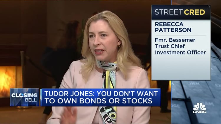 We're neutral on stocks and bearish on bonds right now, says Bridgewater's Patterson