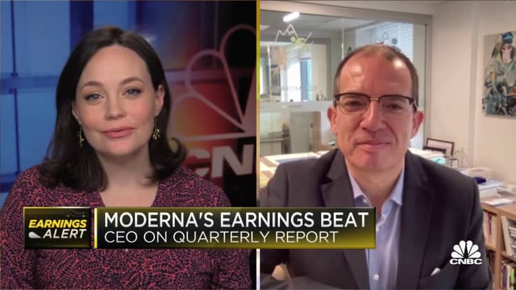 Watch CNBC's full interview with Moderna CEO Stephane Bancel on earnings