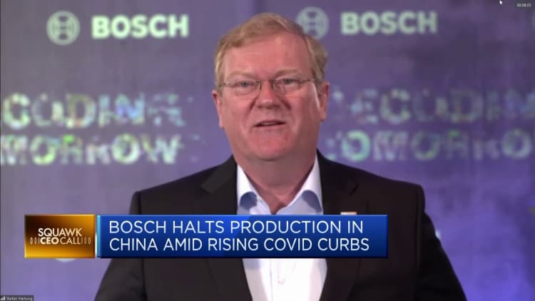 Bosch CEO: 'We see a big recession in the making'