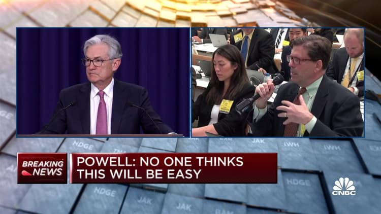 We're very long away from neutral now and we'll get there expeditiously, says Powell