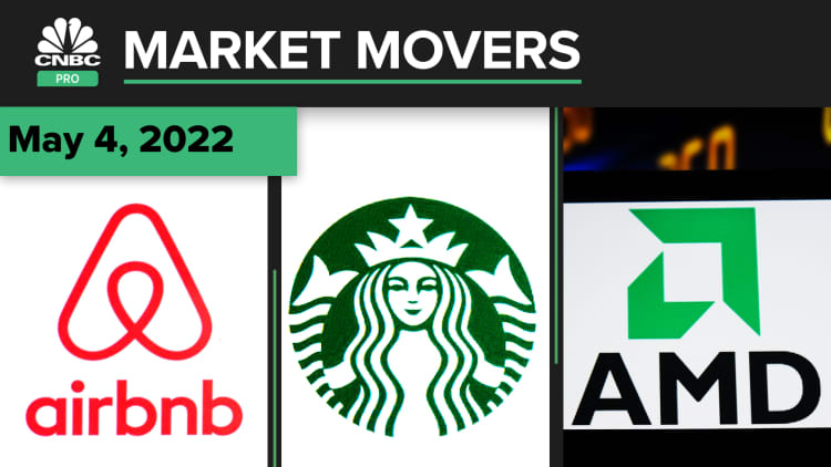 Airbnb, Starbucks, and AMD are some of today's stocks: Pro Market Movers May 4