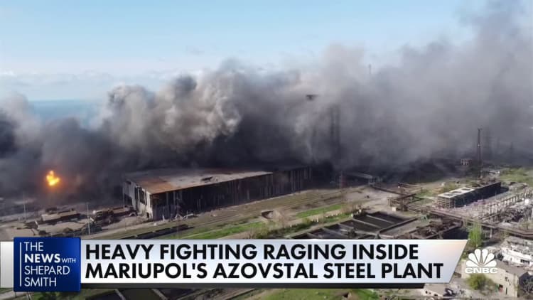 Bloody battle rages at Azovstal steel plant in Mariupol