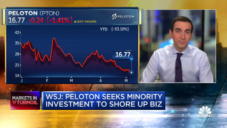 Peloton seeks minority investment to shore up business: WSJ