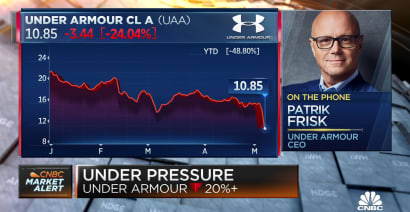 We continue to see demand for our brand among consumers, says Under Armour CEO