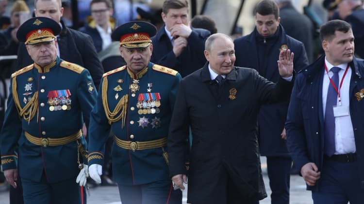 Vladimir Putin says Russia is 'defending the motherland' in its war against Ukraine
