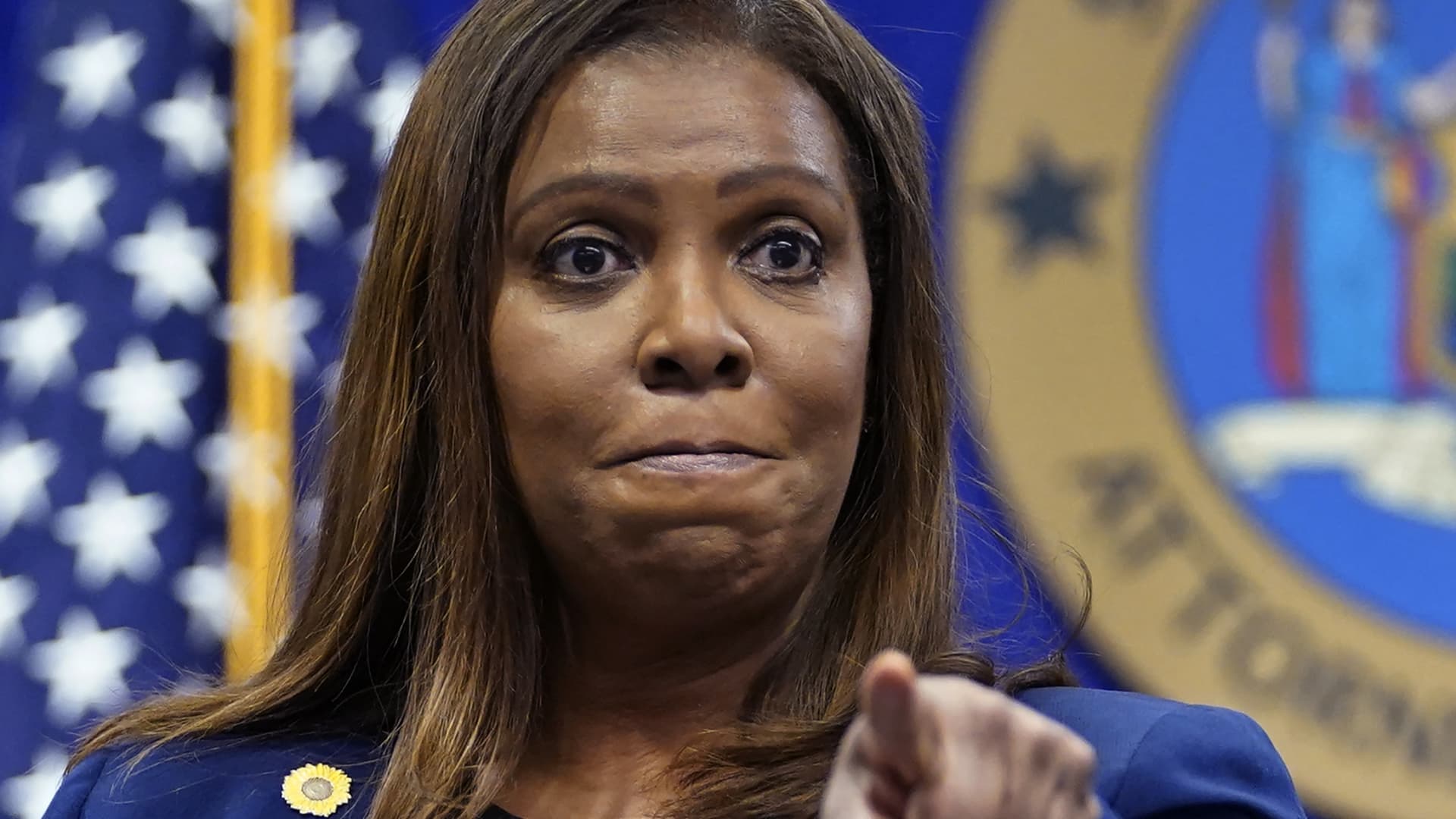 Watch: New York Attorney General Letitia James, foe of Trump, delivers what she calls ‘major announcement’