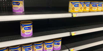 40 percent of America's baby formula supplies are out of stock