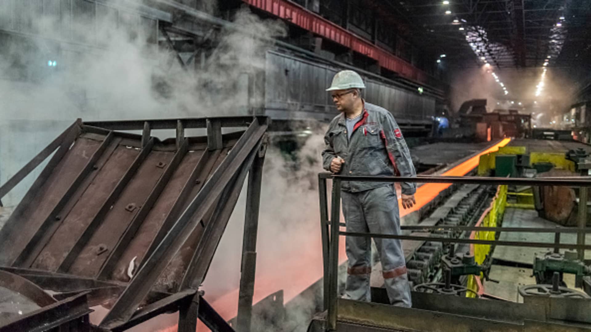 Working process at the Zaporizhstal steel plant, owned and operated by Metinvest, the largest private company of Ukraine, Zaporizhia, Ukraine, on August 2, 2019.