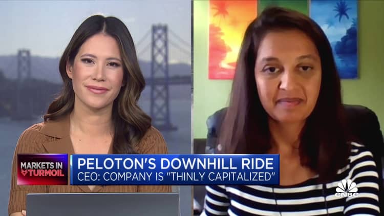 There are a lot of pieces, in terms of consumer demand, that are unclear for Peloton, says Evercore's Khajuria