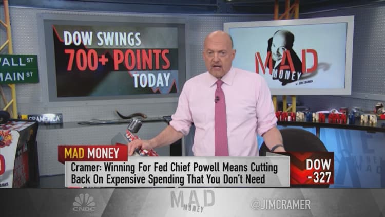 Stock market's dismal performance is 'part of the fight against inflation,' Jim Cramer says