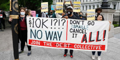 As Biden leans toward $10,000 in student loan relief, advocates push back 