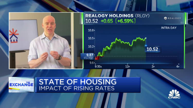 Rates are a headwind for the industry, but people are still buying homes, says Realogy's Ryan Schneider