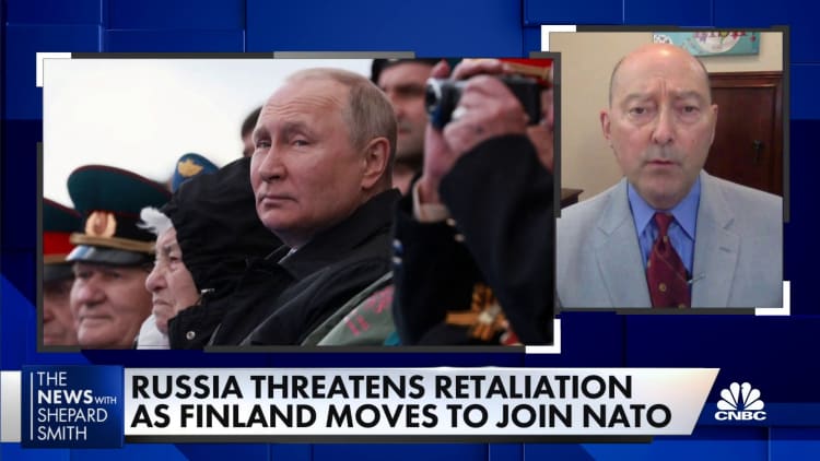Russian threatens to retaliate as Finland moves to join NATO