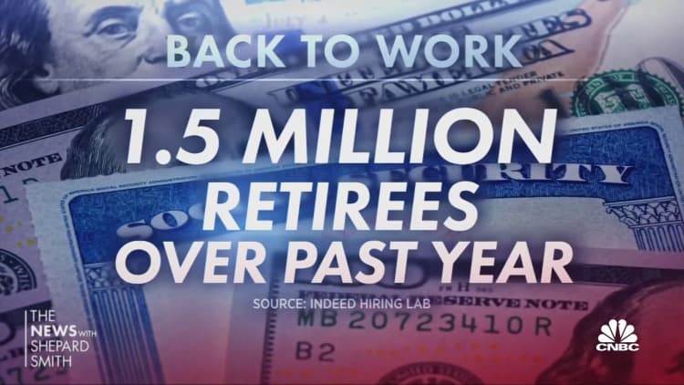 More and more Americans are coming out of retirement