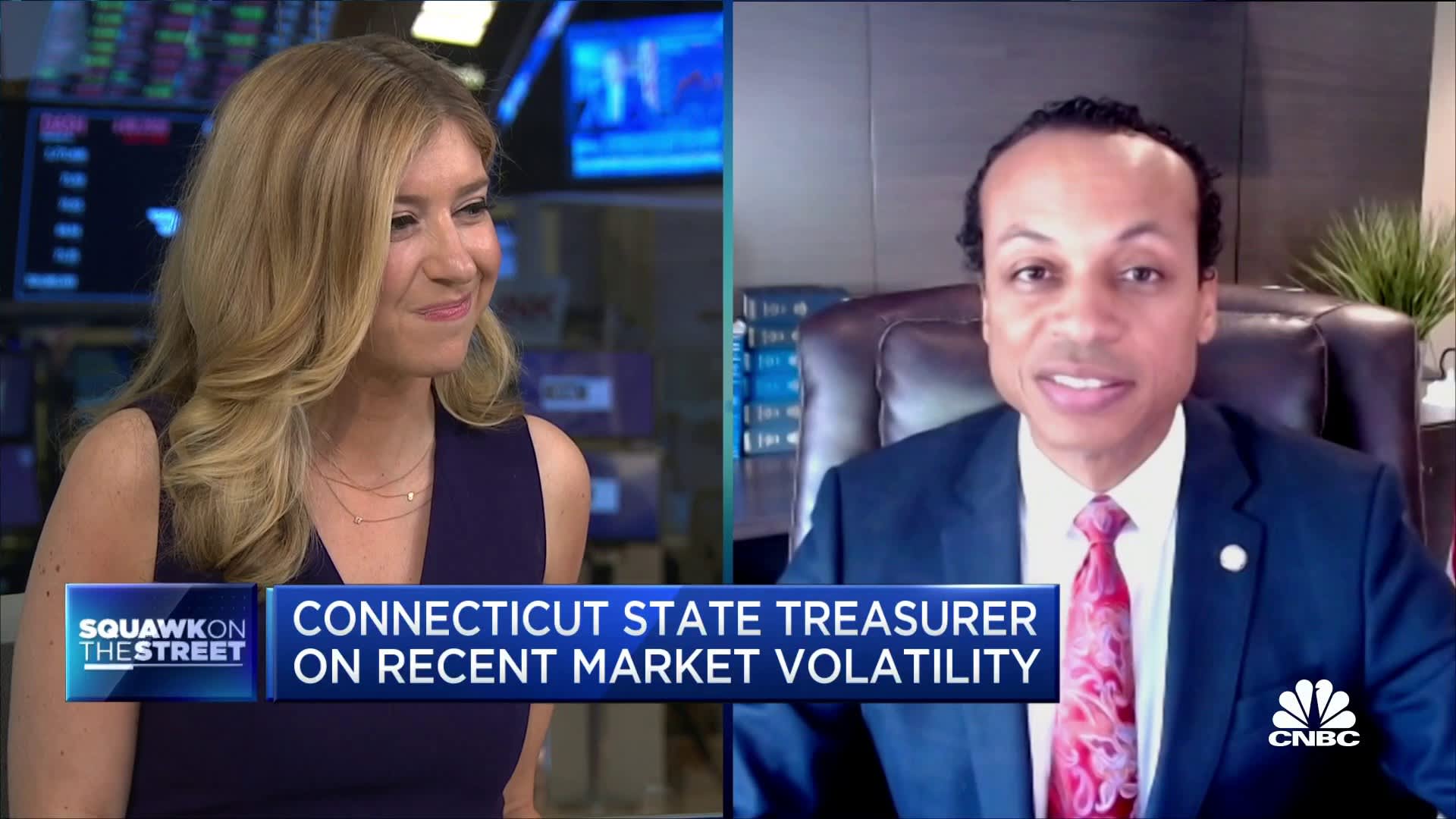 We have felt the impact of volatility, but we're a long-term investor, says Conn. state treasurer