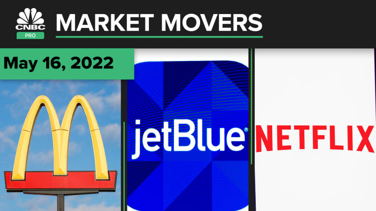 McDonald's, JetBlue, and Netflix are some of today's stock picks: Pro Market Movers May 16