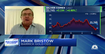 It takes time for gold to respond to a crisis like recession, says Barrick's Mark Bristow