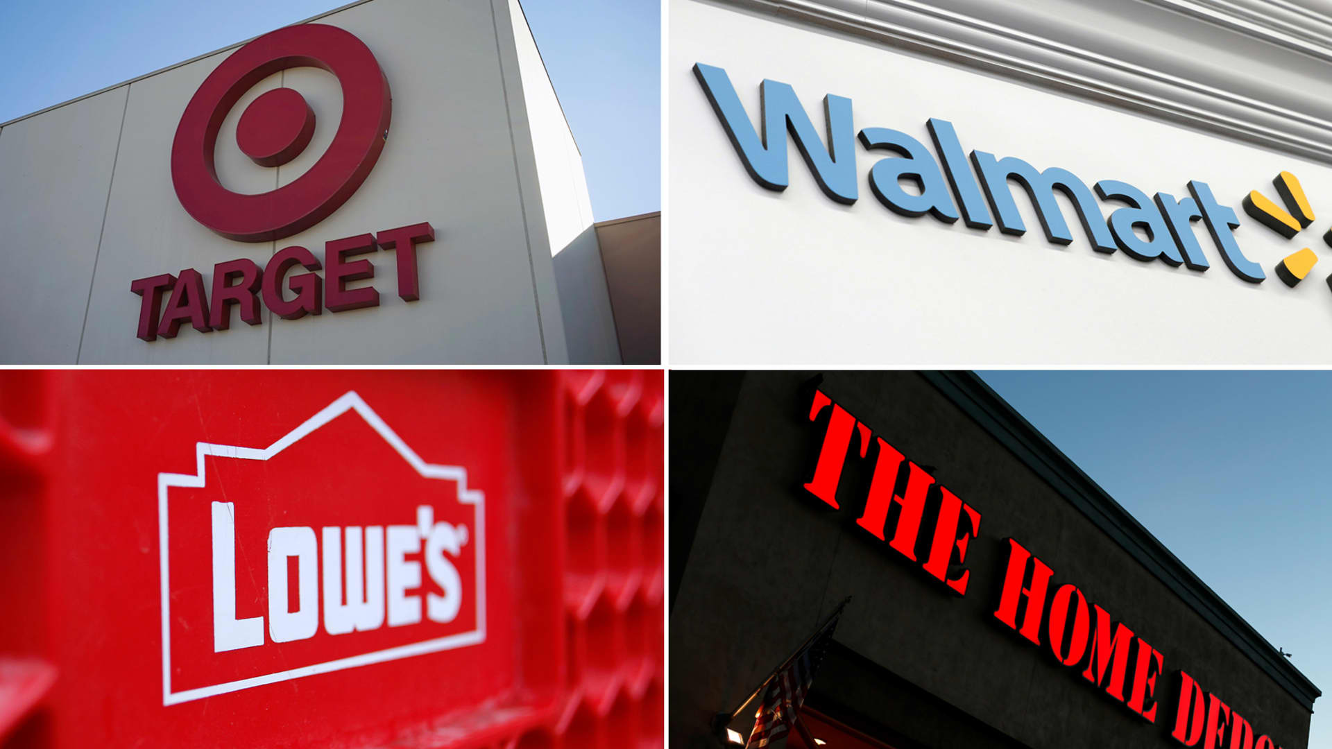 Here's what Walmart, Target, Home Depot and Lowe's tell us about the state of the American consumer