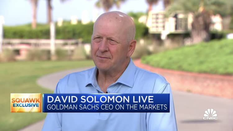 Goldman Sachs CEO David Solomon warns there's a 'reasonable chance' of a recession