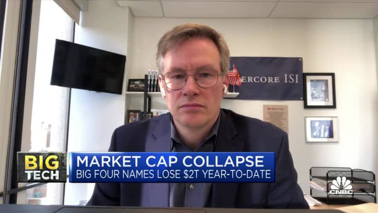 Google is the most insulated of all the mega-cap technology stocks, says Evercore's Mahaney