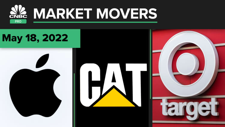 Apple, Caterpillar, and Target are some of today's stock picks: Pro Market Movers May 18