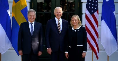 Biden says Sweden and Finland have 'full backing' of United States to join NATO