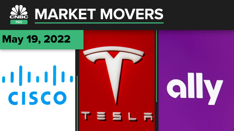 Cisco, Tesla, and Ally are some of today's stocks: Pro Market Movers May 19