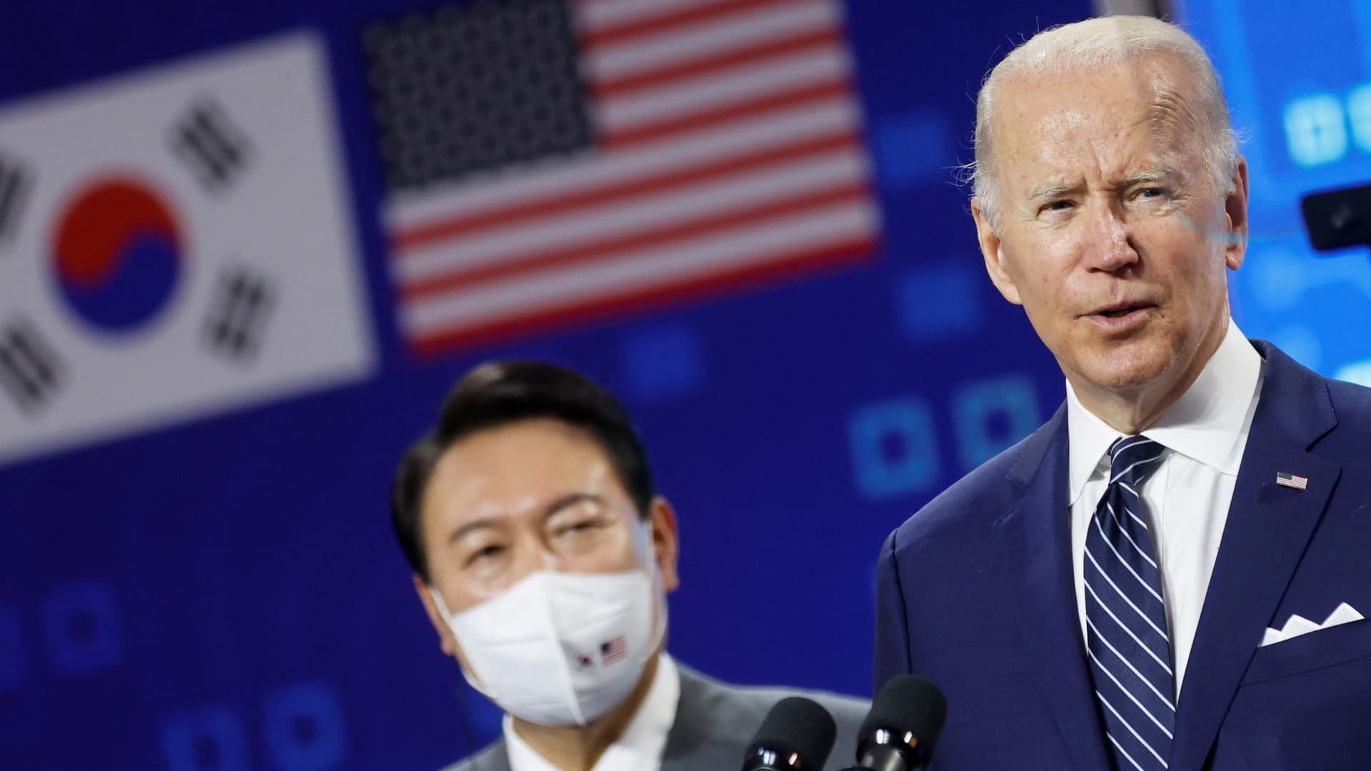 Biden, South Korea's Yoon vow to deter North Korea but offer Covid aid