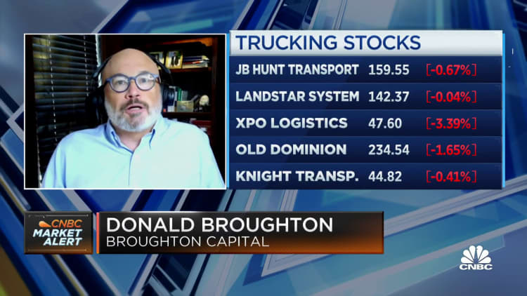 Freight flows continue to go up, says Donald Broughton