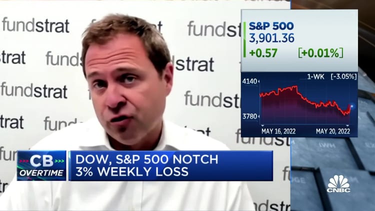 I'm not expecting a pullback and prices will likely stabilize next week, says Fundstrat's Mark Newton