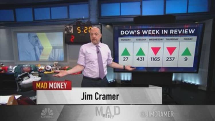 Veteran technical analyst Larry Williams sees a bottom in the making, Jim Cramer says