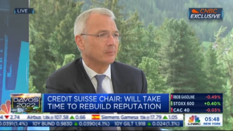 Watch CNBC's full interview with Credit Suisse Chairman Axel Lehmann