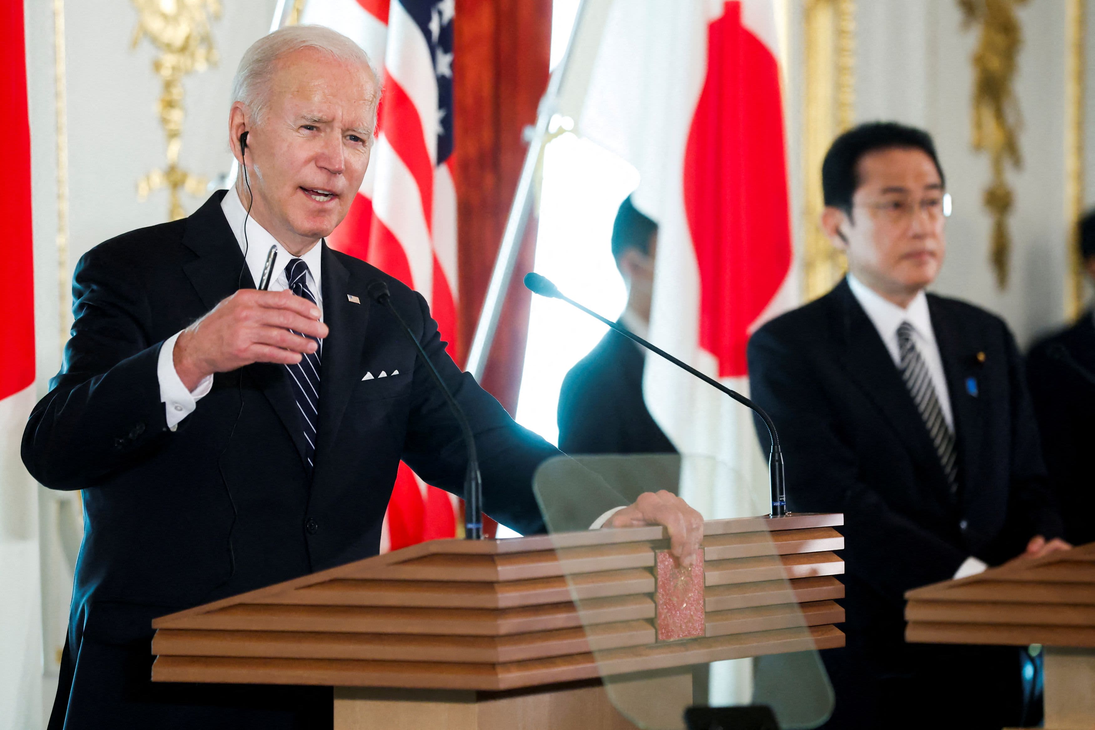 Biden says his Taiwan comments don't reflect a change in U.S. policy