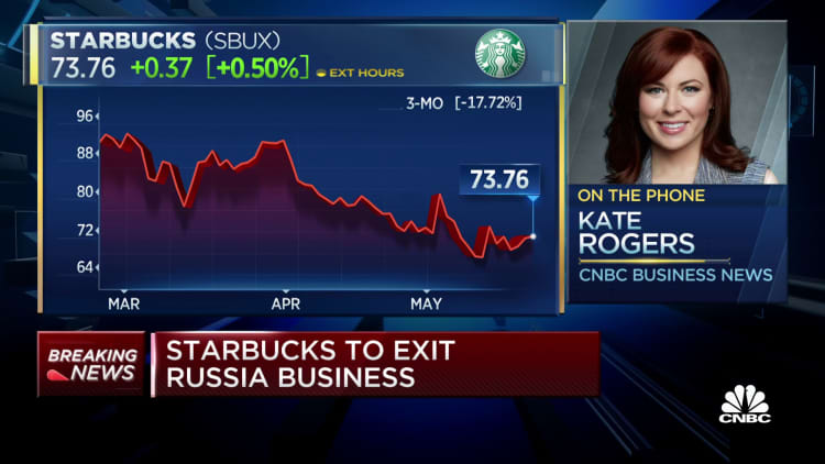 Starbucks to exit Russia business amid Russia-Ukraine war