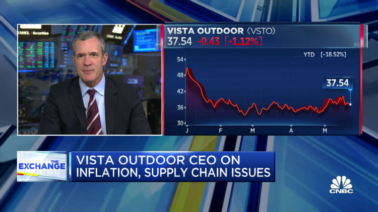 We see normal growth at an elevated rate, says Vista Outdoor CEO Chris Metz