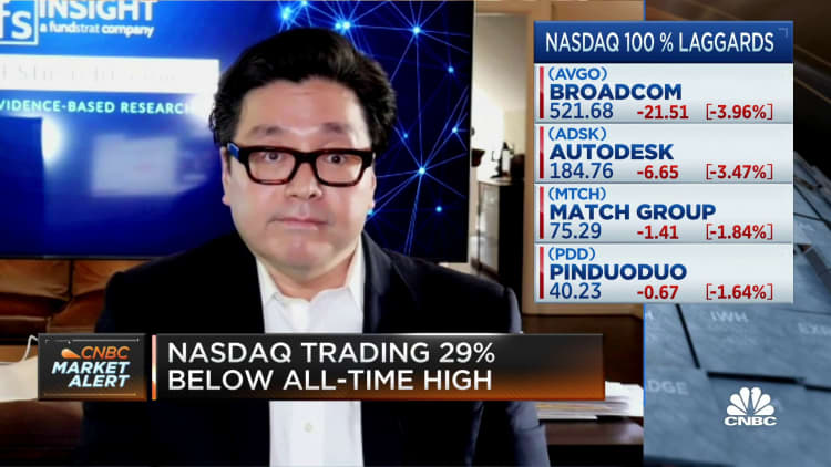 There's a lot of stock bargains out there, says Fundstrat's Tom Lee