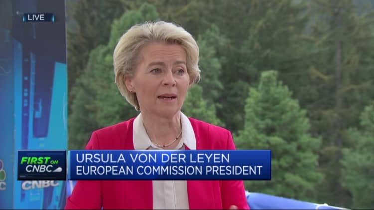 Watch CNBC's full interview with EC President Ursula von der Leyen in Davos