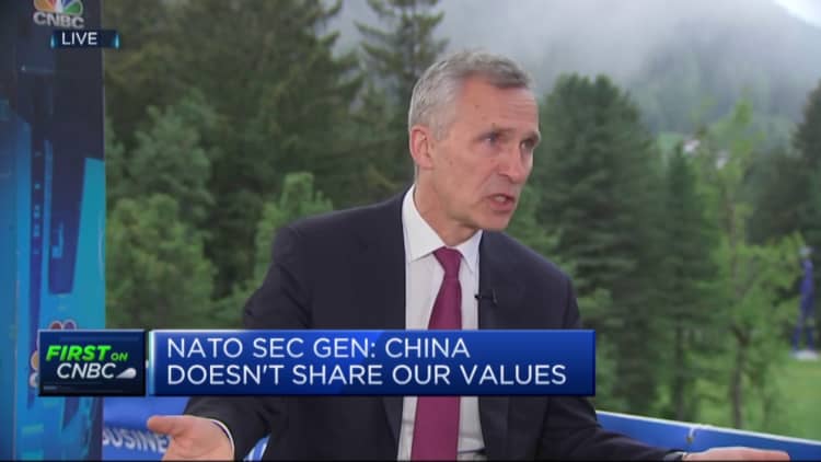 China works more closely with Russia than they have ever done before, NATO secretary general says