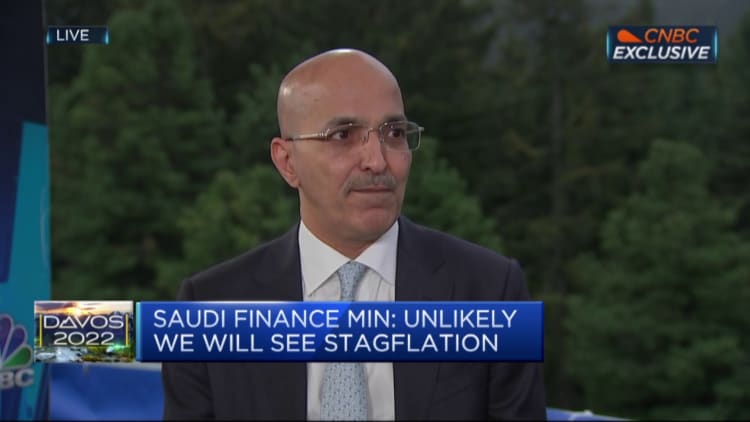 Stagflation is unlikely, says Saudi Arabia's finance minister