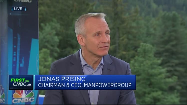 Manpower Group CEO says wage stabilization in Europe will come soon
